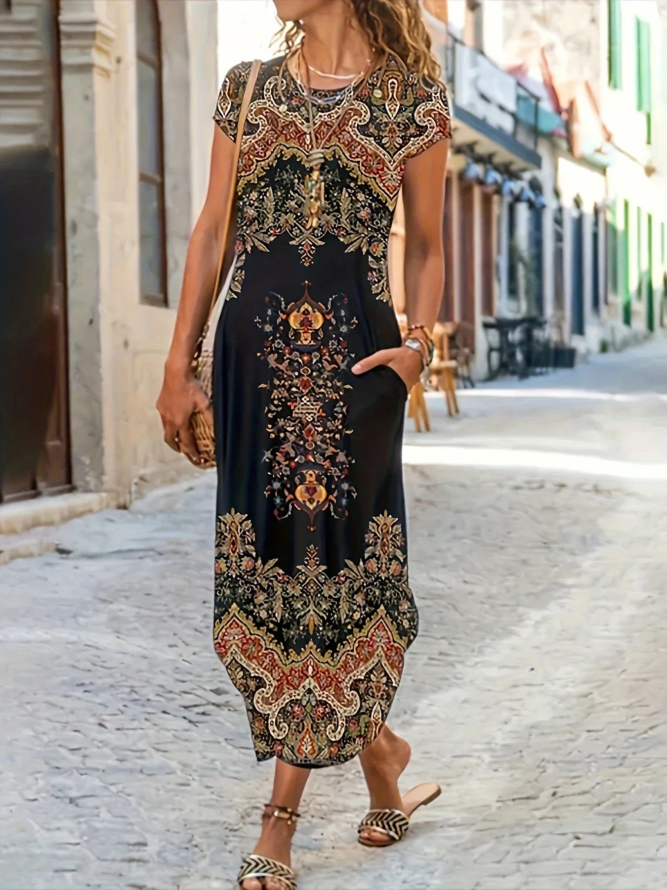 Lena | Rochie Casual Elegantă cu Croială Largă