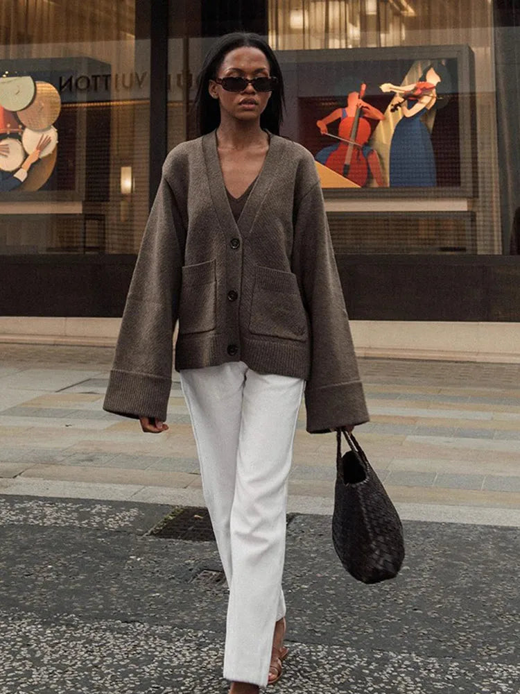 ZOE™ | CARDIGAN ELEGANT CU GOL ÎN V