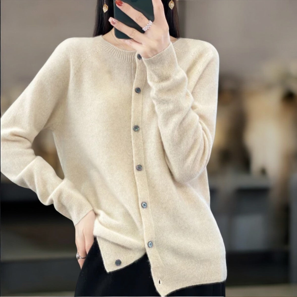 Anna | Cardigane din lână merino