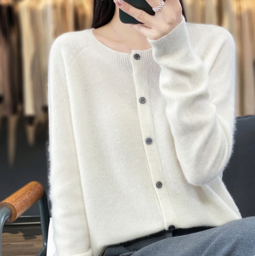 Anna | Cardigane din lână merinos