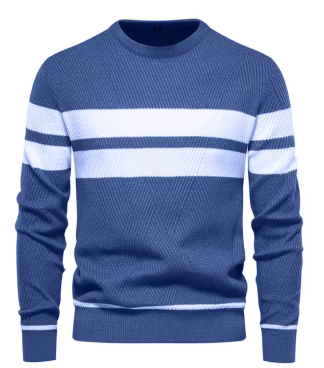 MIRAVO | Pulover elegant pentru bărbați cu design zigzag
