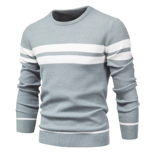 MIRAVO | Pulover elegant pentru bărbați cu design zigzag