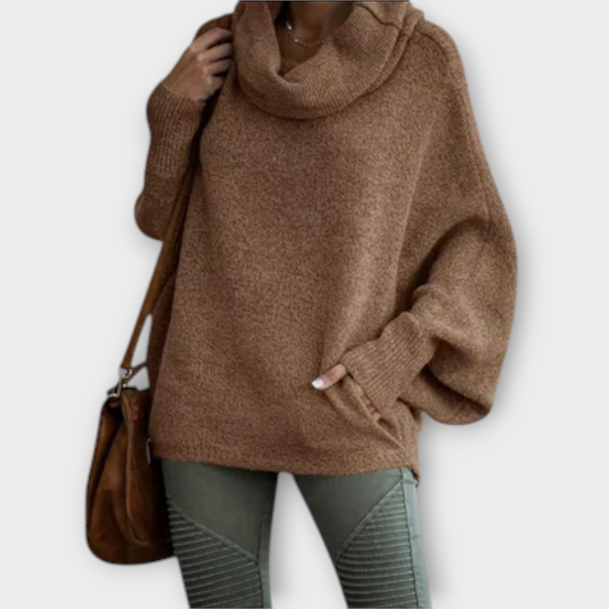 Ulrike - Pulover Elegant pentru Femei cu Print de Broască Țestoasă