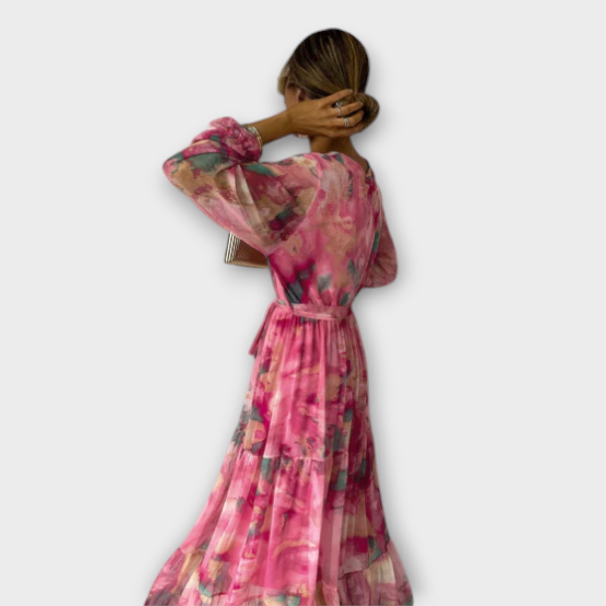 Evelyn - Rochie Maxidream Aquarelle