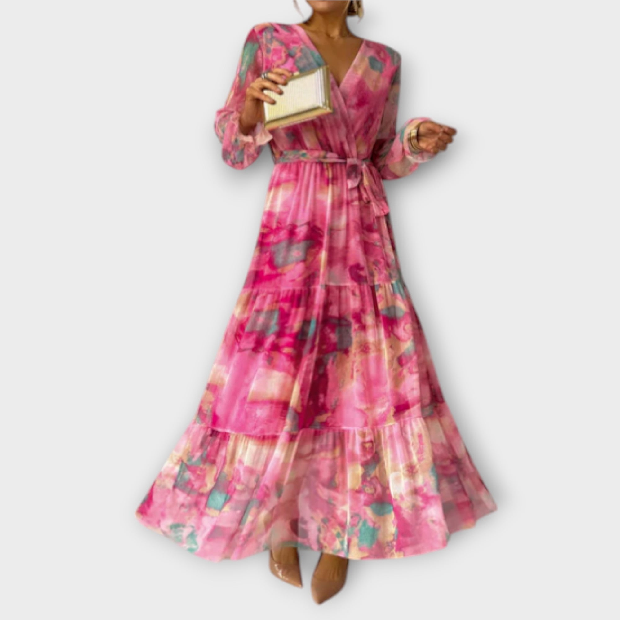 Evelyn - Rochie Maxidream Aquarelle