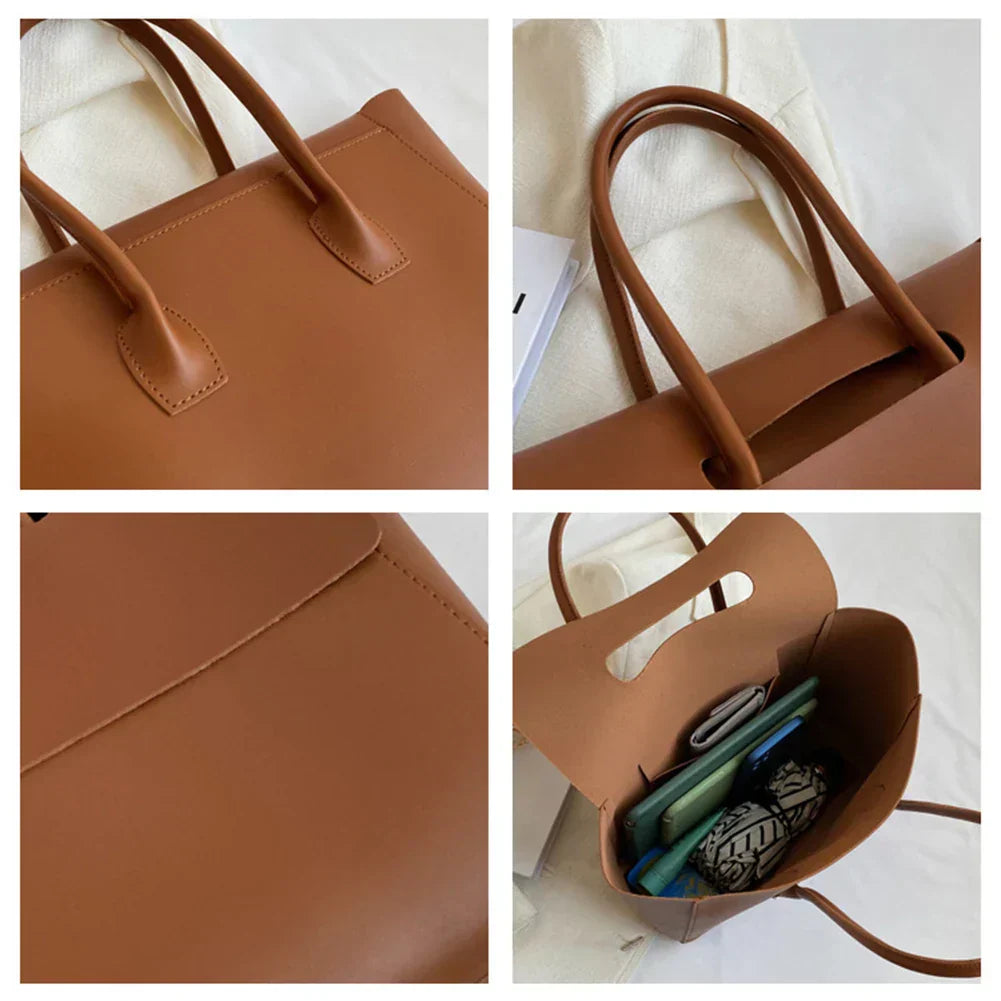 tova™ – geantă de umăr minimalistă din piele sintetică