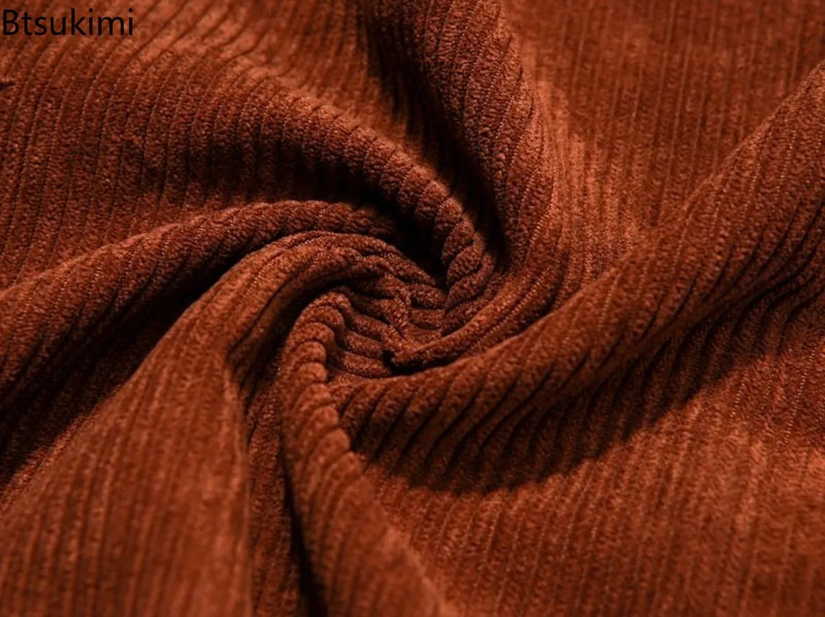 Maxime - Jachetă din catifea corduroy la modă pentru un stil relaxat și elegant în această toamnă-iarnă 2025.