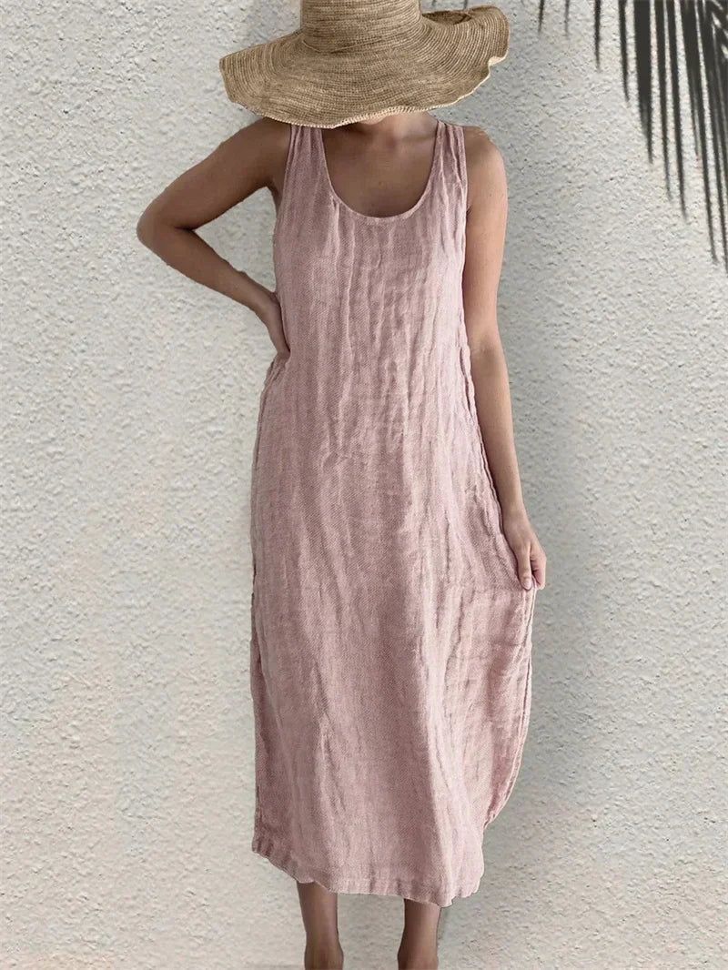 Sofia – Rochie de Vară din In
