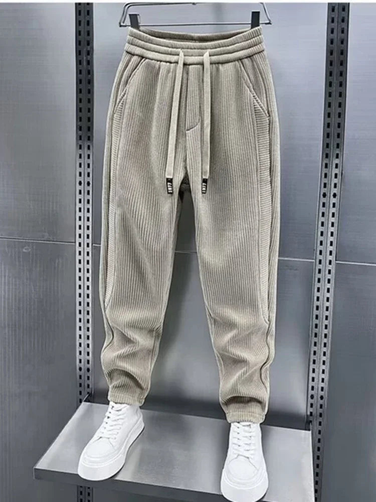 Laurent™ | Pantaloni din Catifea cu Stil Modern