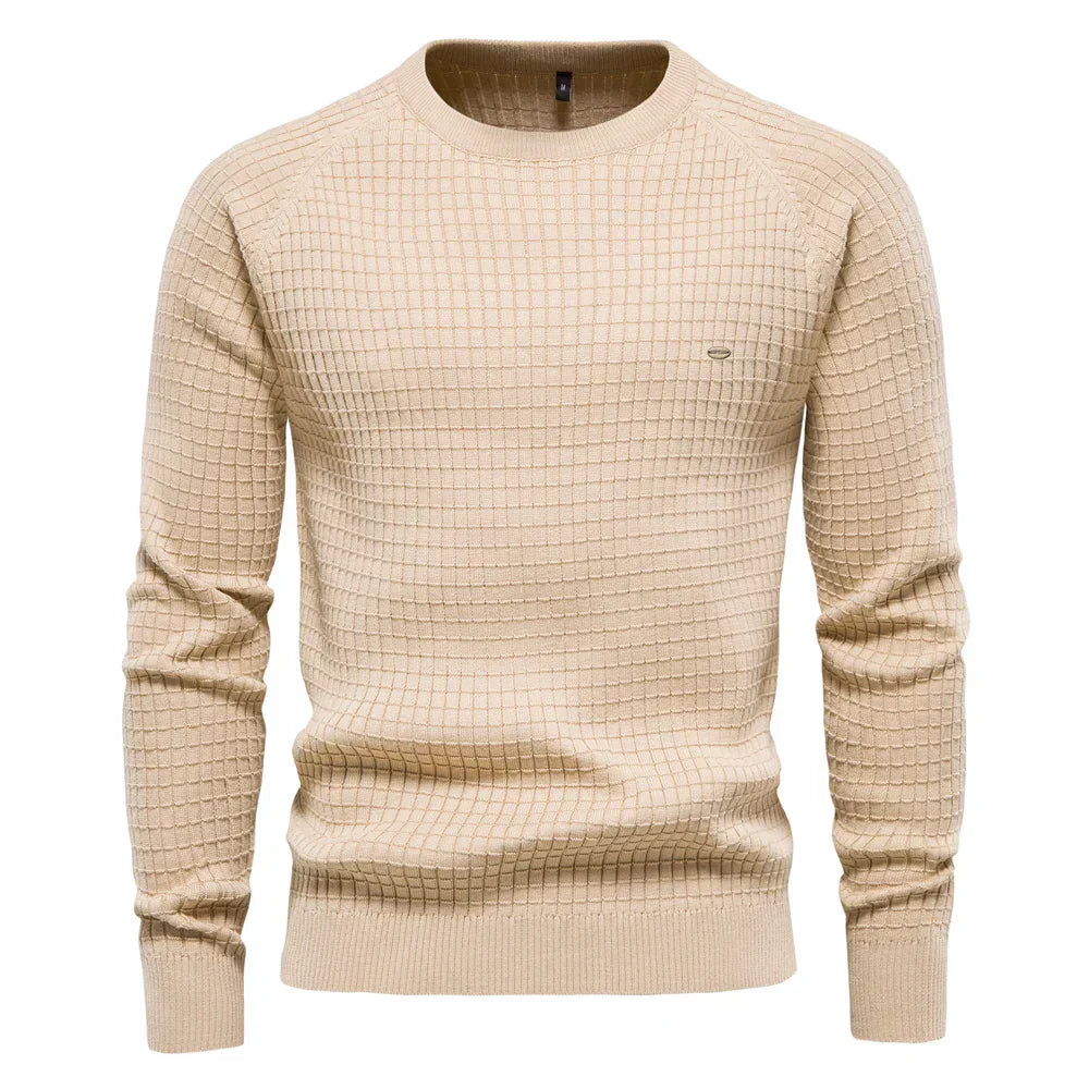 MIRAVO | Pulover bărbați cu design romb