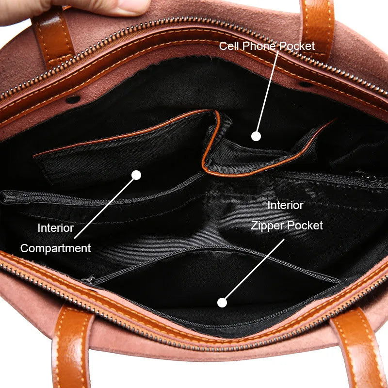 diana™ – geantă tote clasică din imitație de piele
