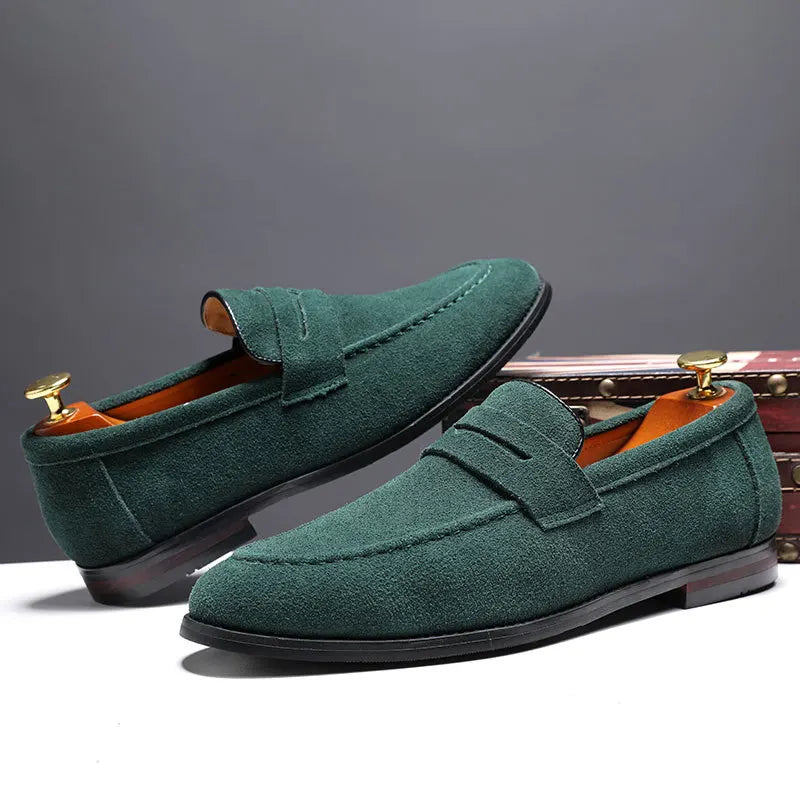 Marcus | Loafers clasice din nubuc