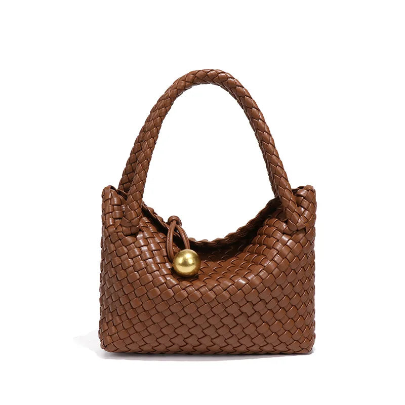 ASTRID™ | GEANTĂ DIN PIELĂ ÎMPLICATĂ ELEGANTĂ CU DETALII DIN AUR