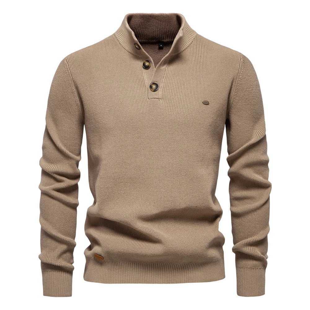 Koelman | Pulover pentru bărbați cu design cu nasturi