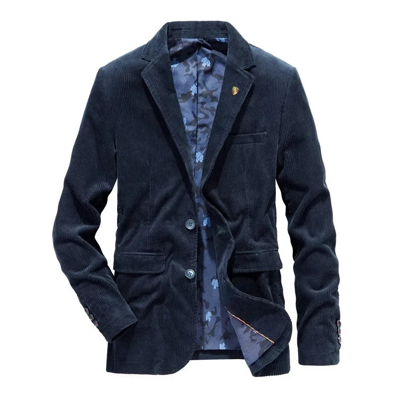 Jean - Eleganță casual din catifea cord, confort optim, stil retro, perfect pentru primăvară și toamnă.