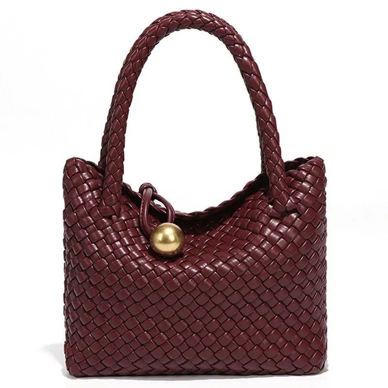ASTRID™ | GEANTĂ DIN PIELĂ ÎMPLICATĂ ELEGANTĂ CU DETALII DIN AUR