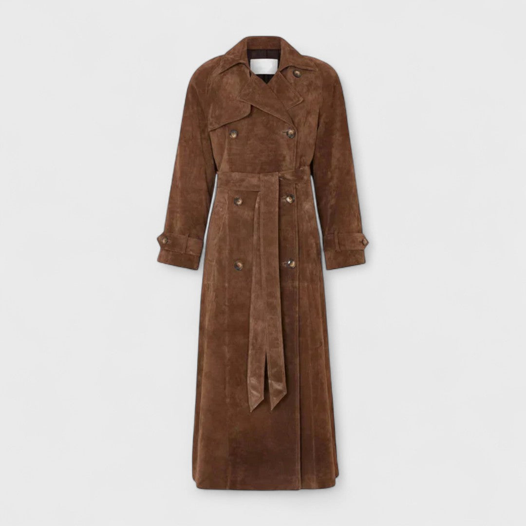 Veronika - Trench elegant cu guler înalt