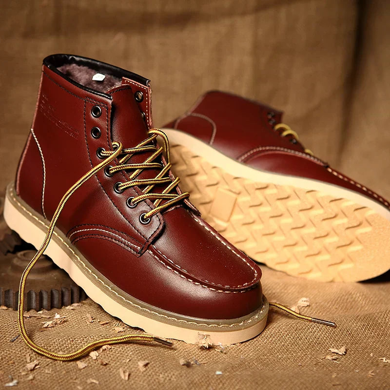 Muller™ – Botine din Piele Naturală Retro