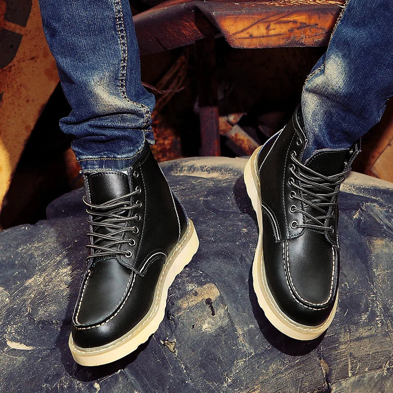 Muller™ – Botine din Piele Naturală Retro