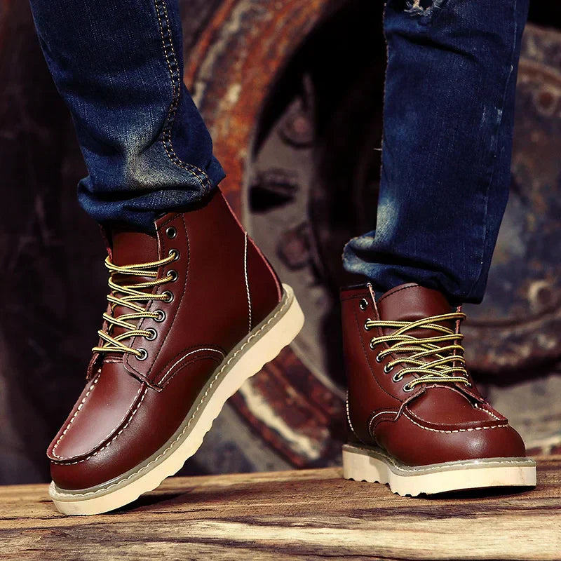 Muller™ – Botine din Piele Naturală Retro