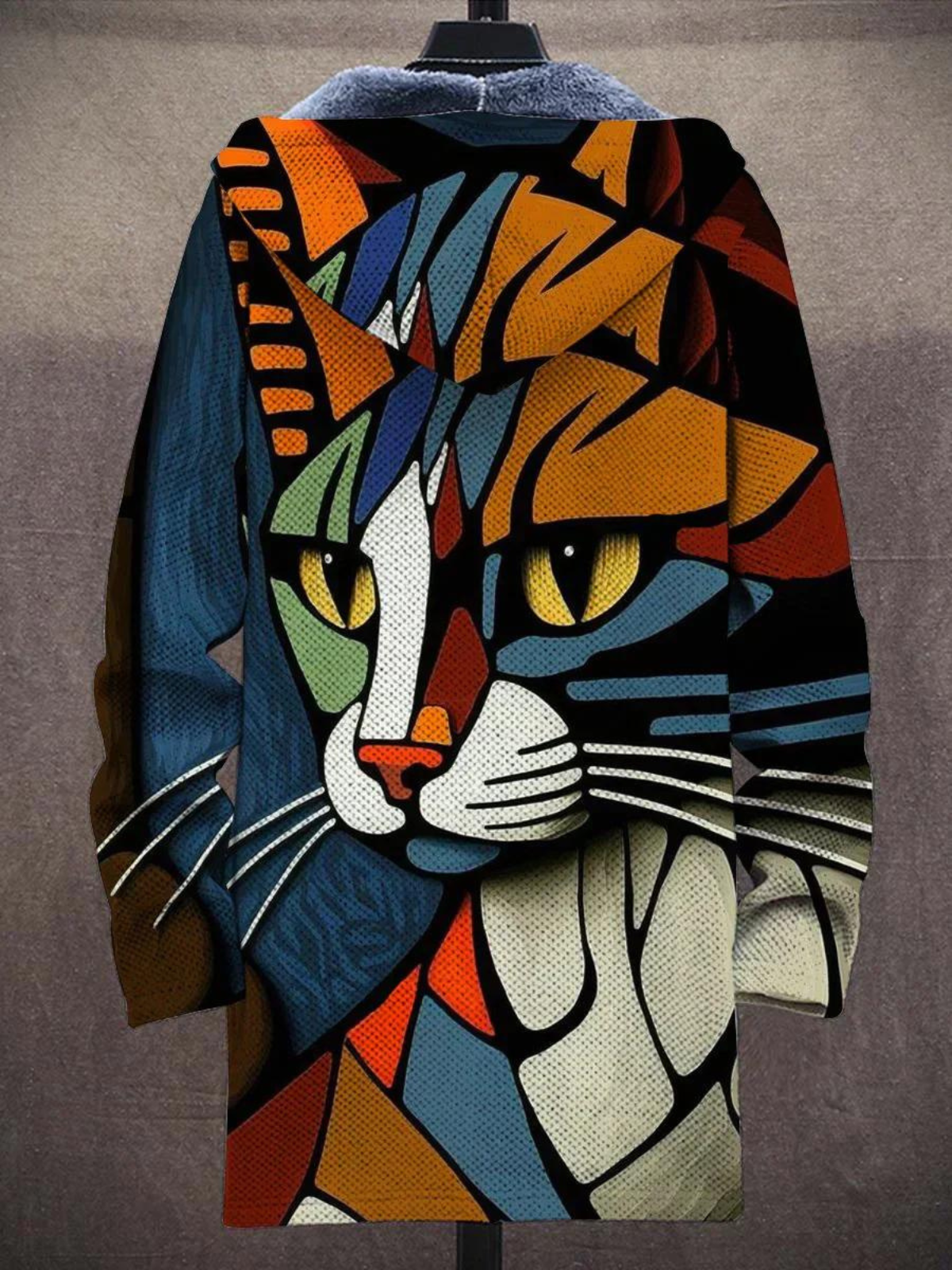 Faye | Hanorac Abstract cu Pisică