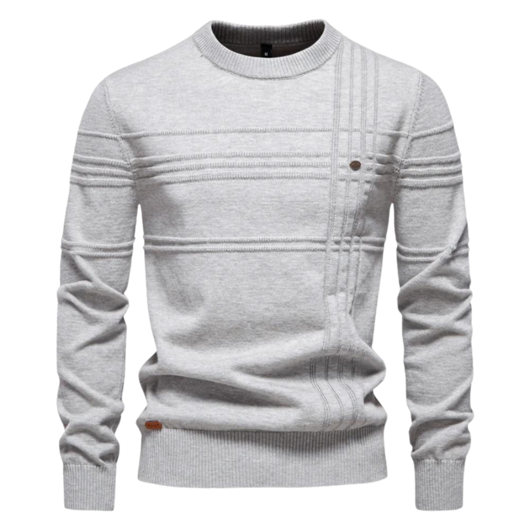 MIRAVO | Pulover elegant pentru bărbați cu model în carouri