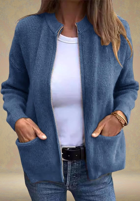 ZOYA | Cardigan de Toamnă cu Zip