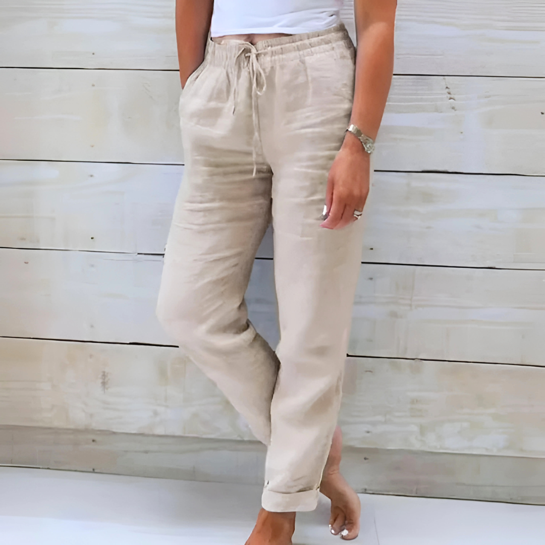 SUSAN - Pantaloni ușori elastici
