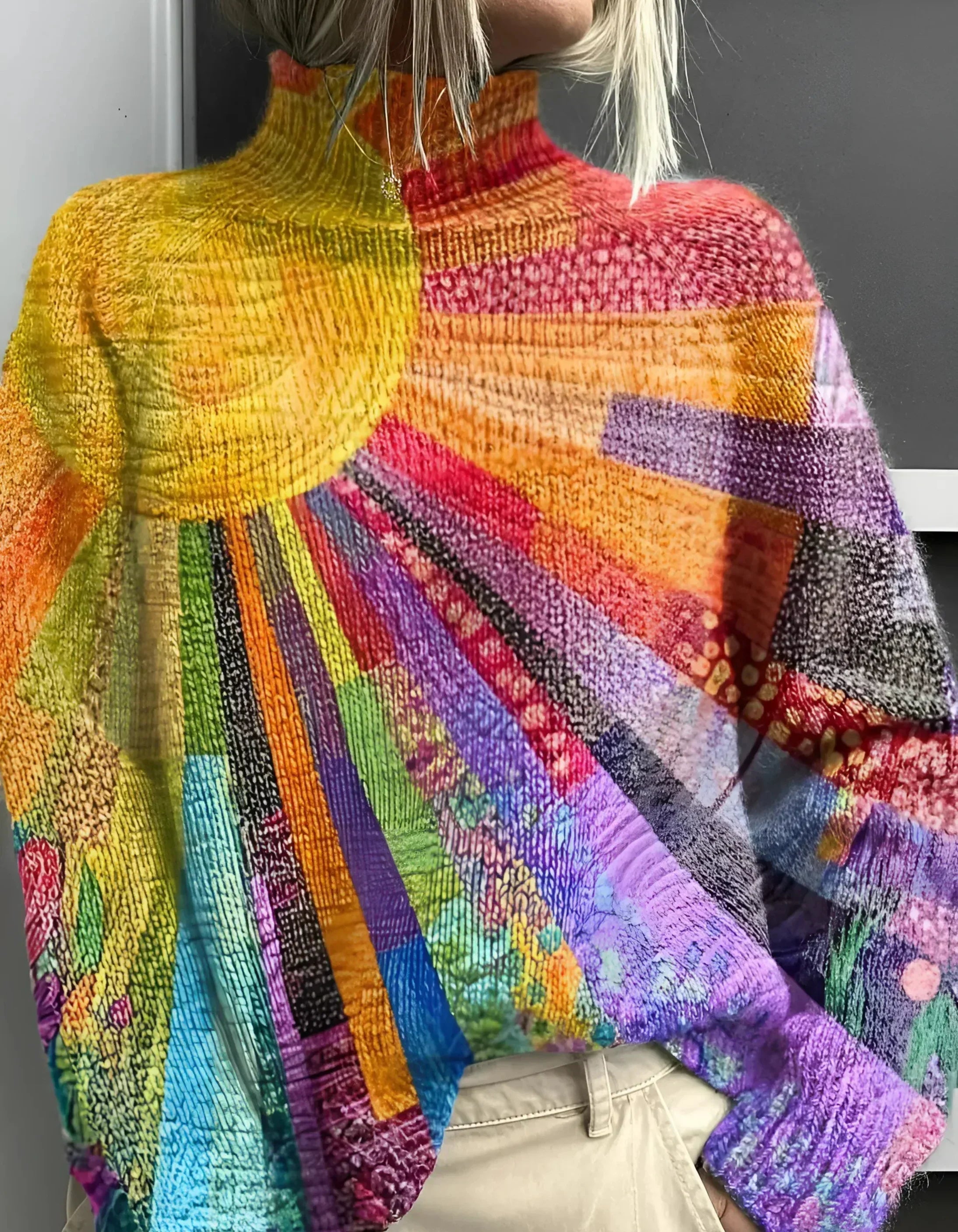 Ada - Pulover Colorat și Vesele
