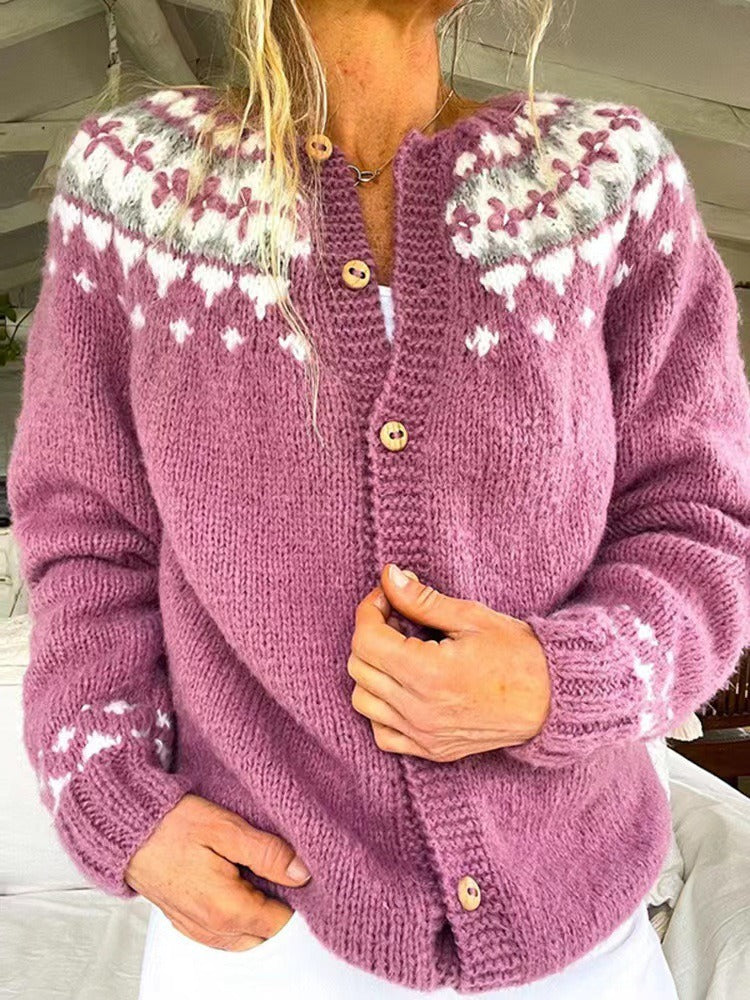 Maya | Vintage Islandez Cardigan