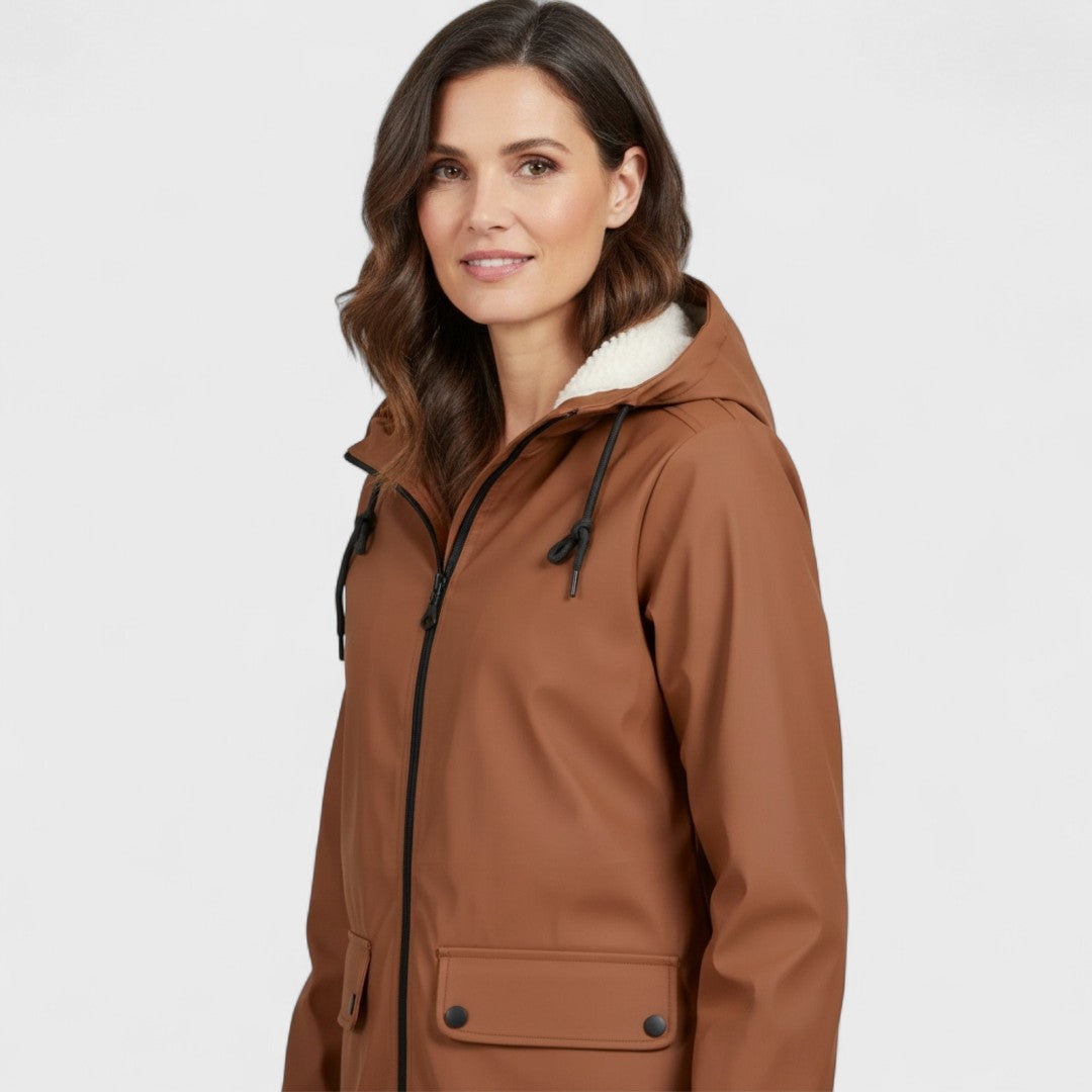 Astrid - Parka impermeabilă căptușită cu fleece