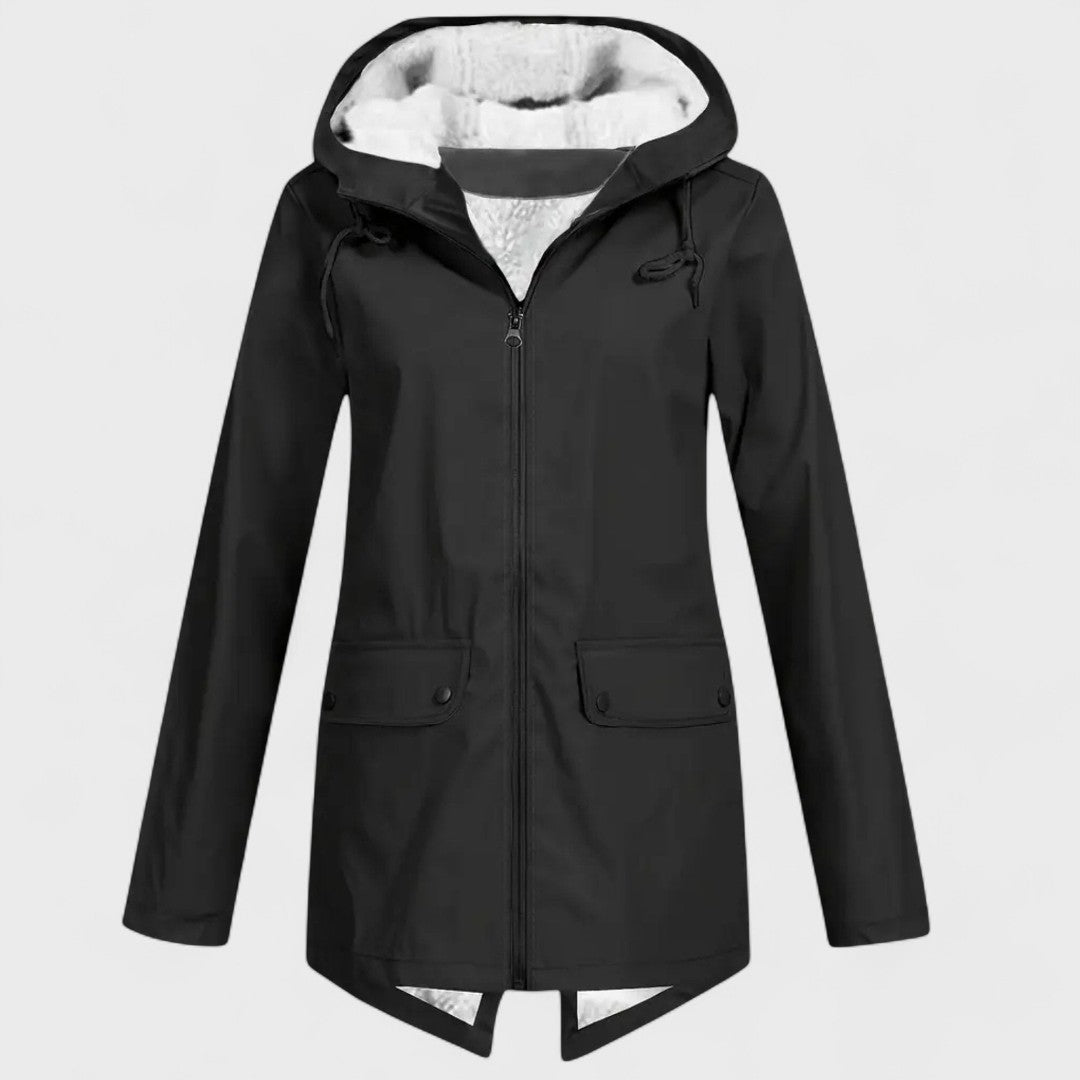 Astrid - Parka impermeabilă căptușită cu fleece
