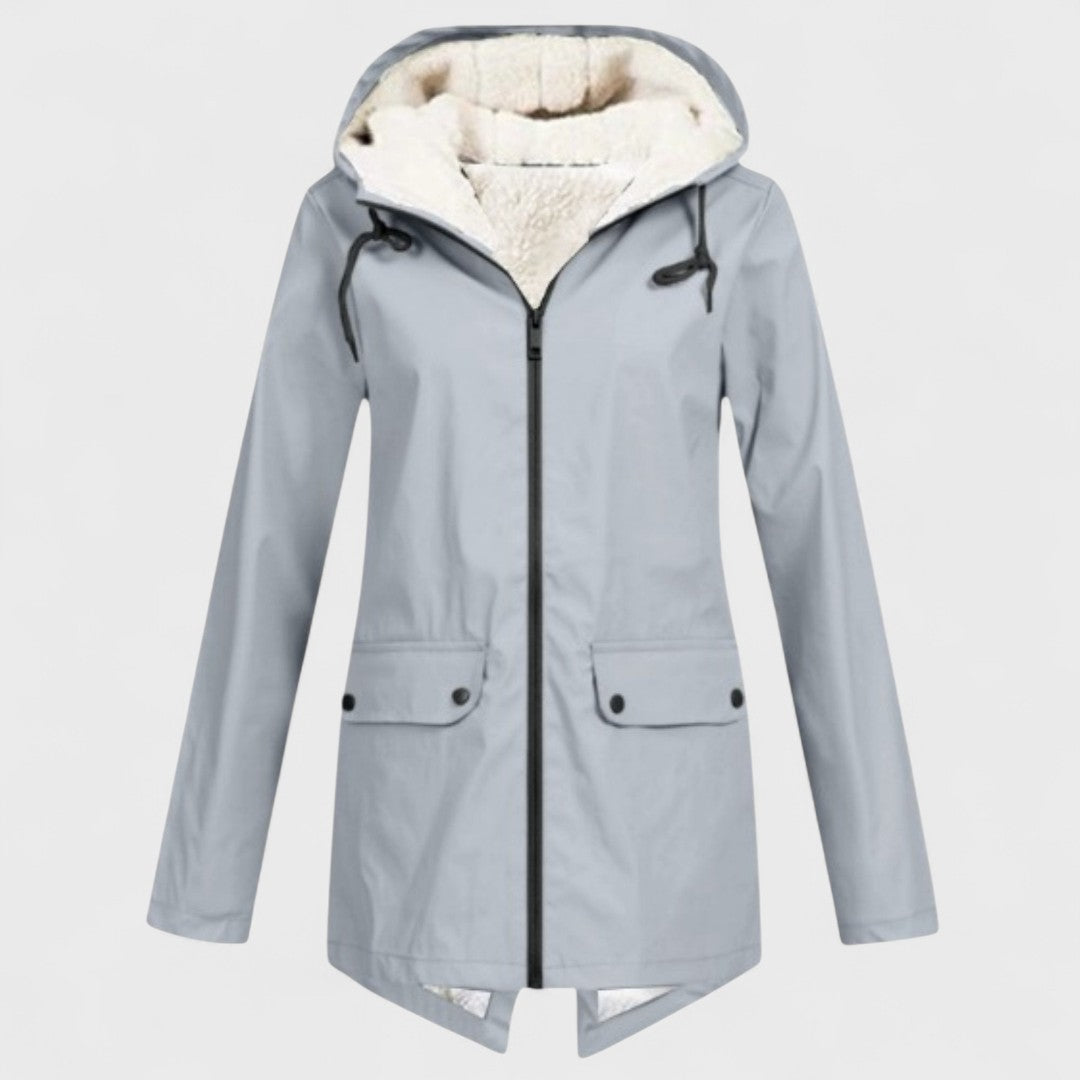 Astrid - Parka impermeabilă căptușită cu fleece