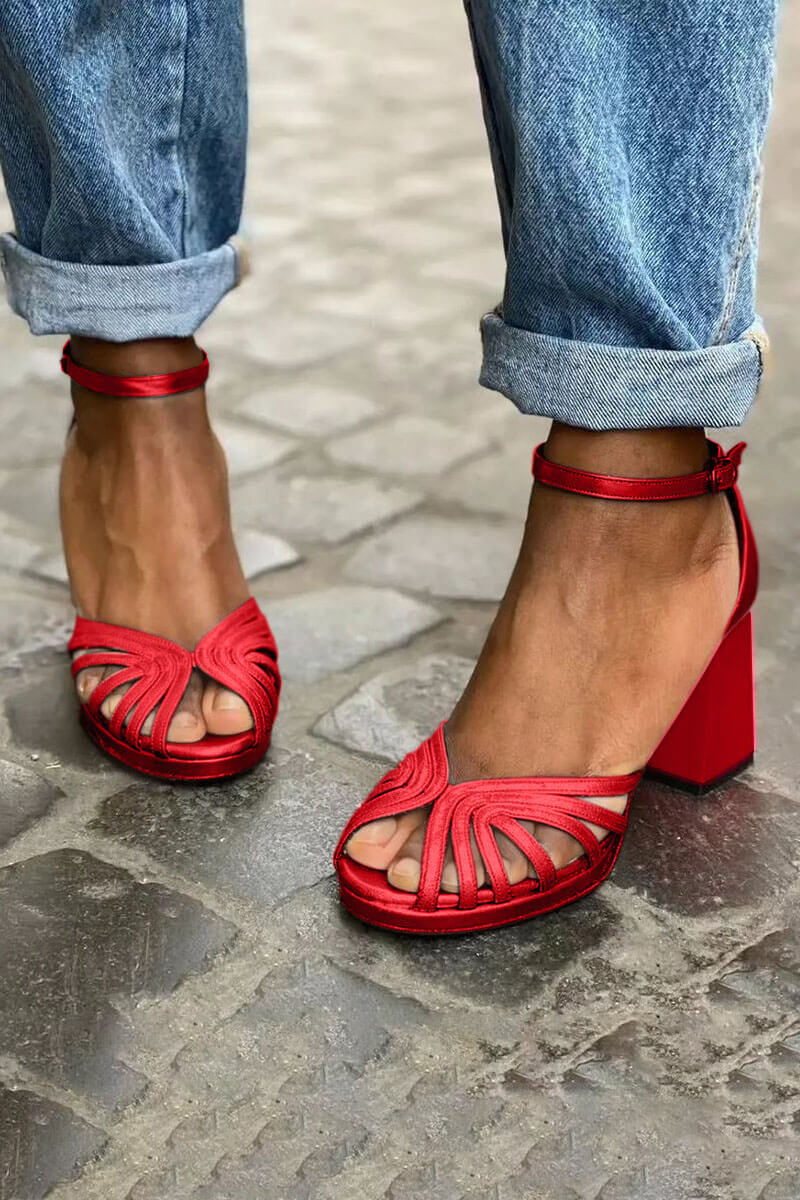 Adèle™ | Pantofi Eleganți cu Toc Bicolor