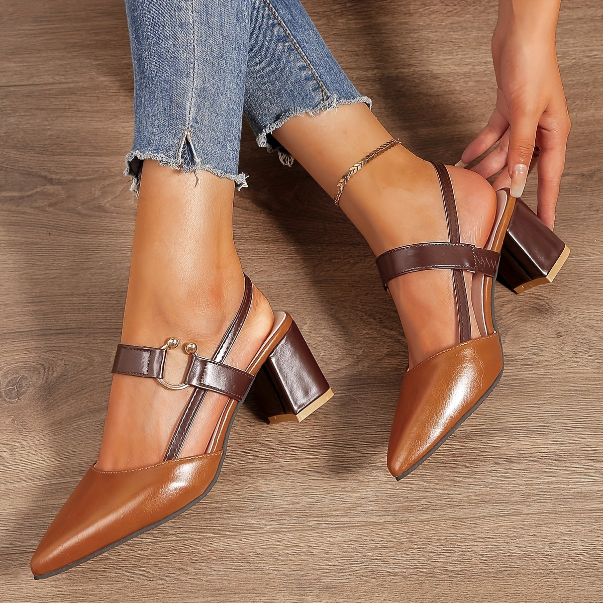 Marie™ | Pantofi Eleganți cu Toc pentru Toamnă