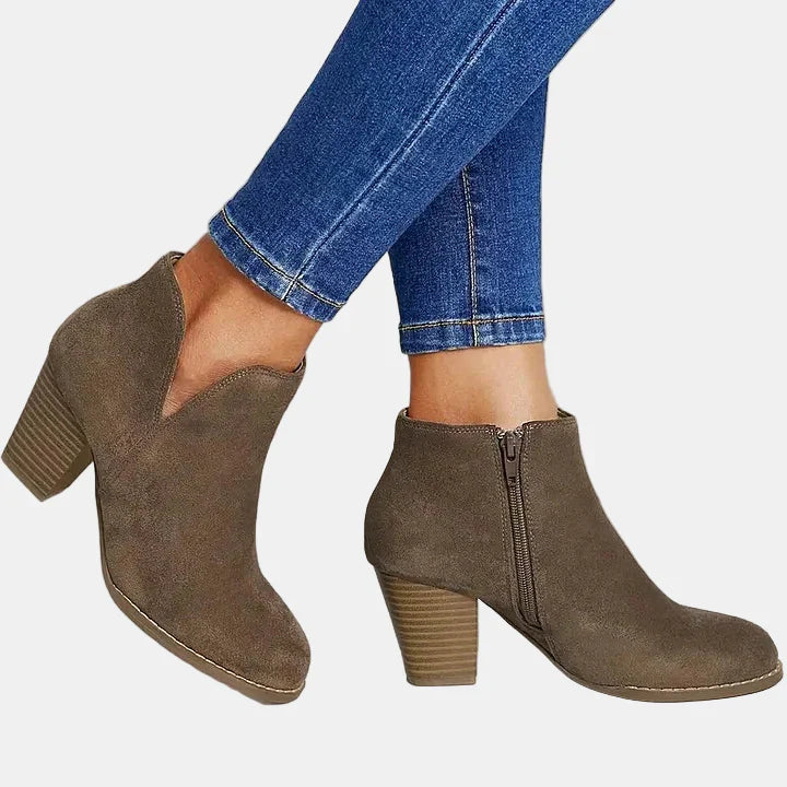Hailey | Botine cu toc bloc
