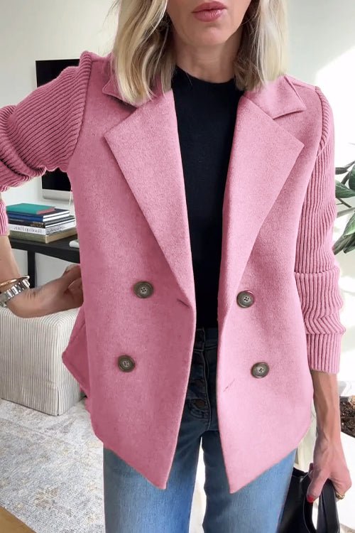 Amora | Blazer Elegant cu Mâneci din Tricot