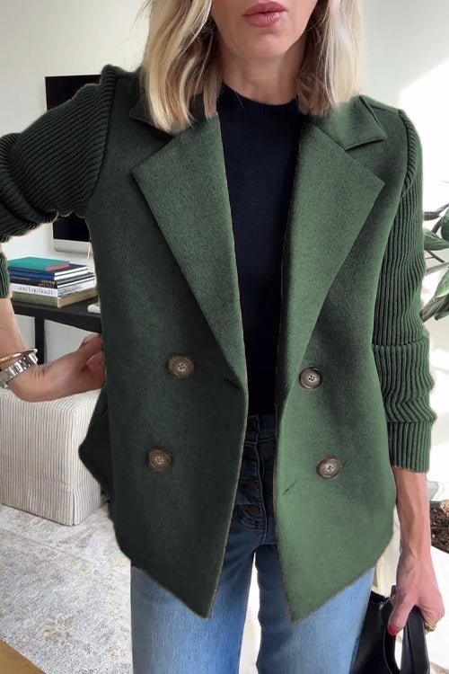 Amora | Blazer Elegant cu Mâneci din Tricot
