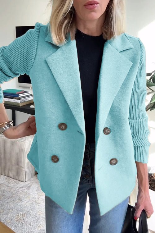 Amora | Blazer Elegant cu Mâneci din Tricot