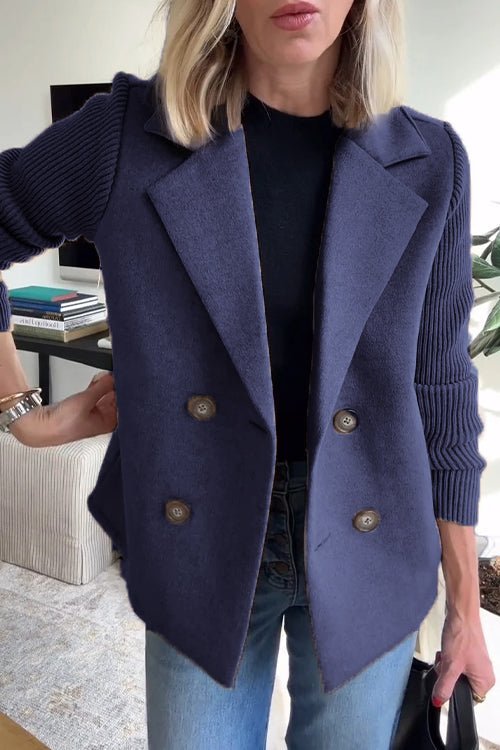 Amora | Blazer Elegant cu Mâneci din Tricot