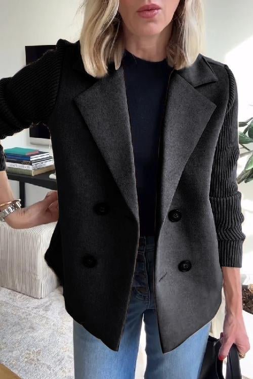 Amora | Blazer Elegant cu Mâneci din Tricot