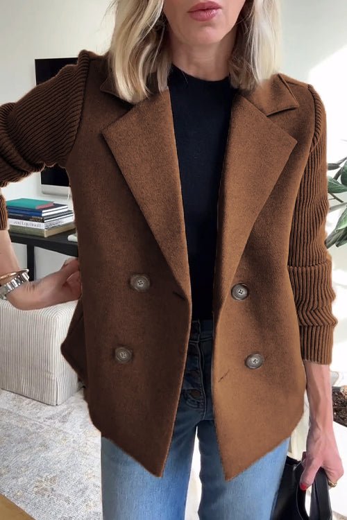 Amora | Blazer Elegant cu Mâneci din Tricot