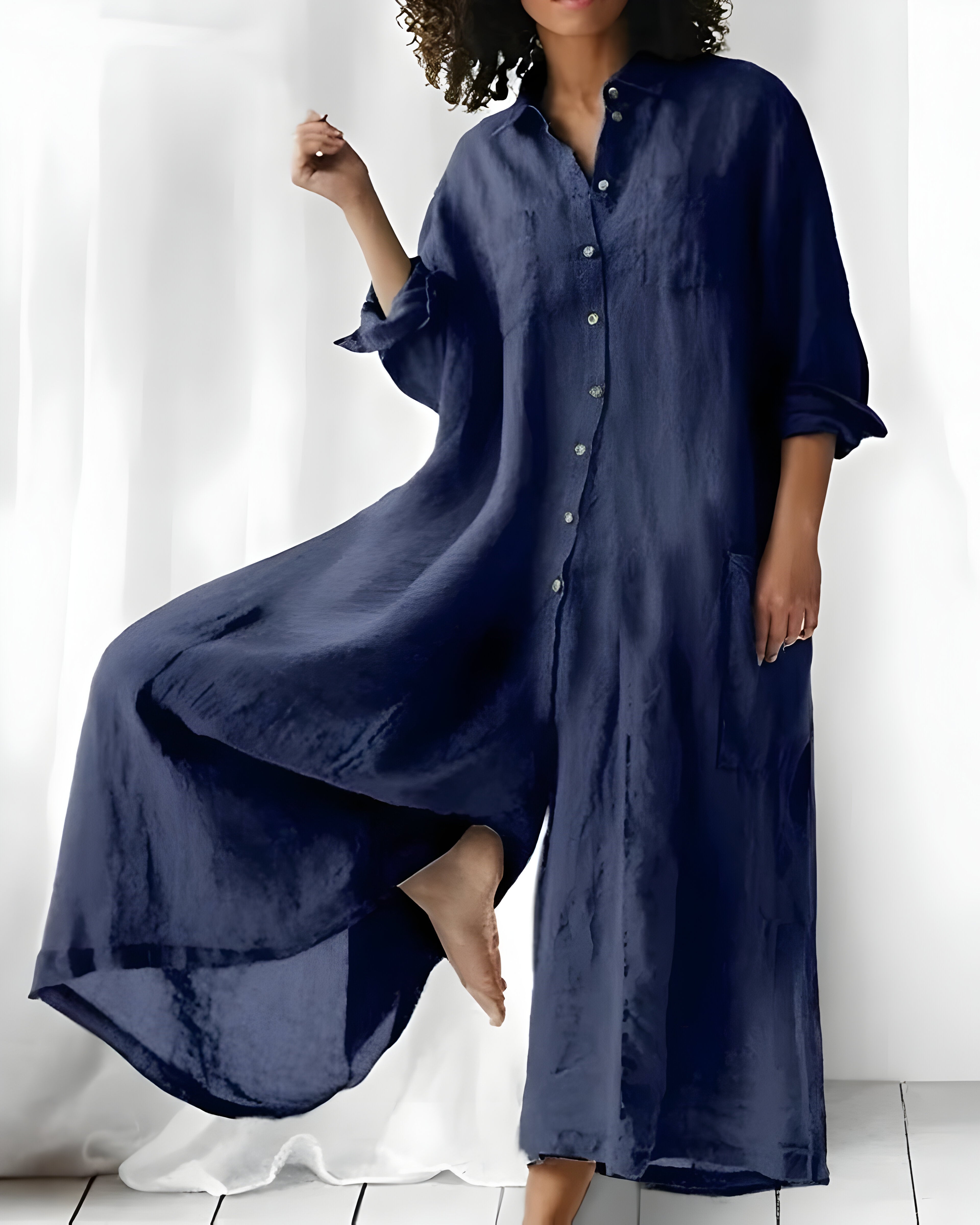 Rochie Întreagă Aerisită de Vară