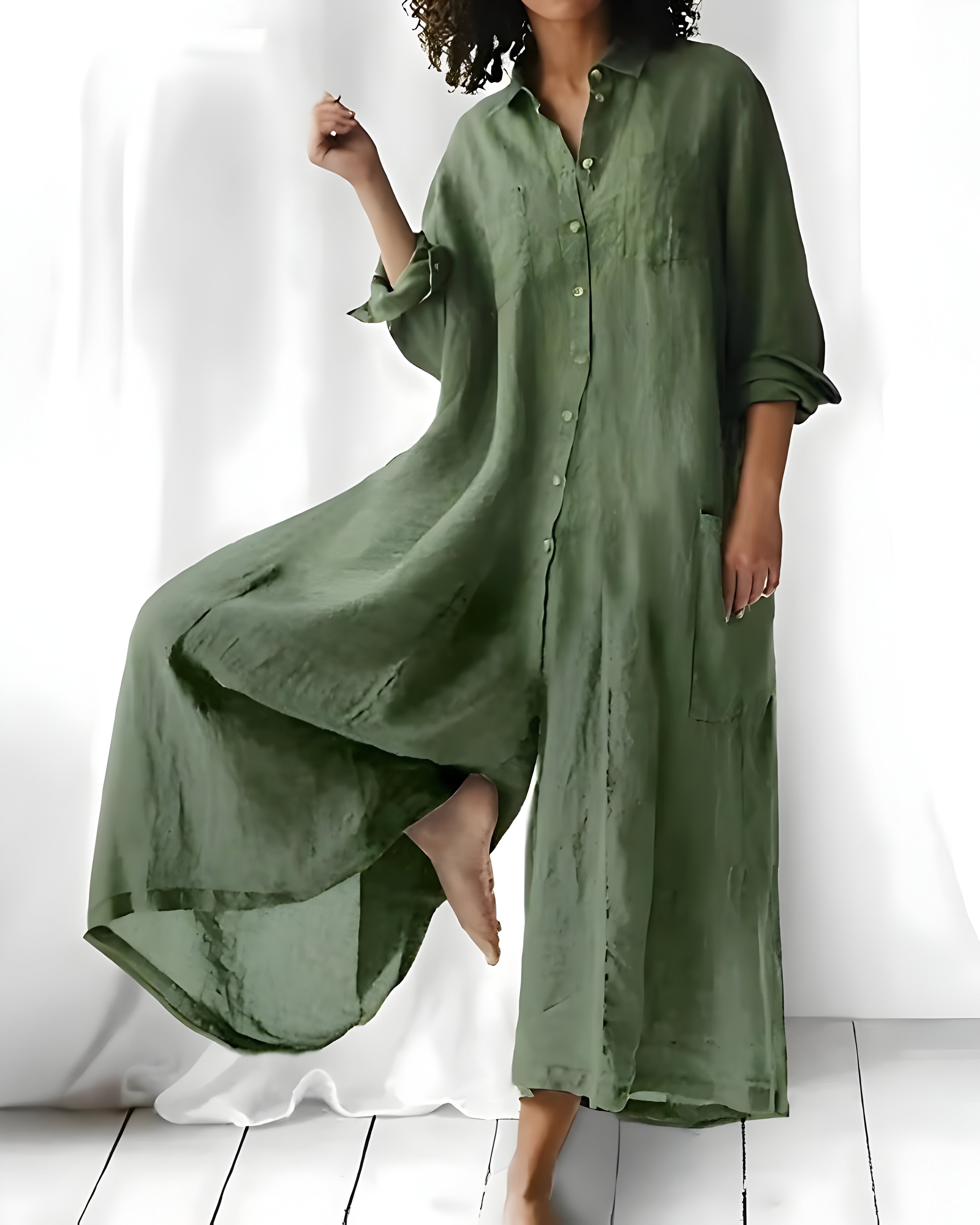 Rochie Întreagă Aerisită de Vară