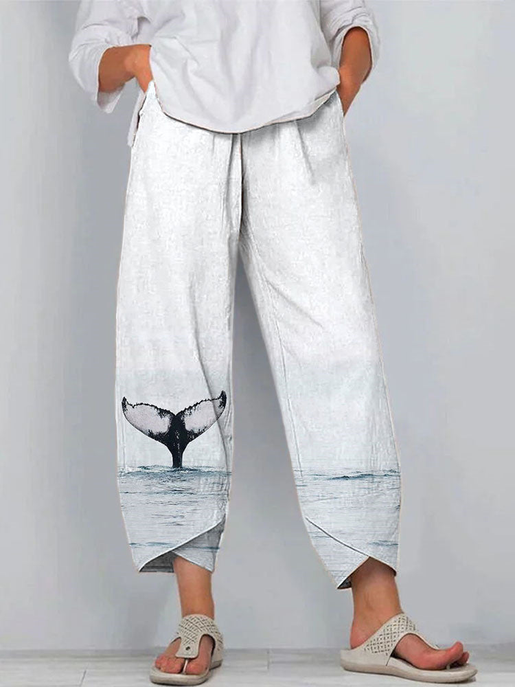 Rosalie | Pantaloni Imprimați Relaxați