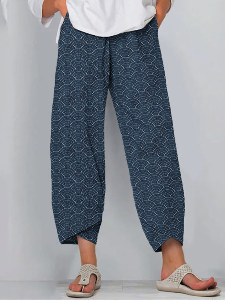 Juliette | Pantaloni Imprimați Relaxați