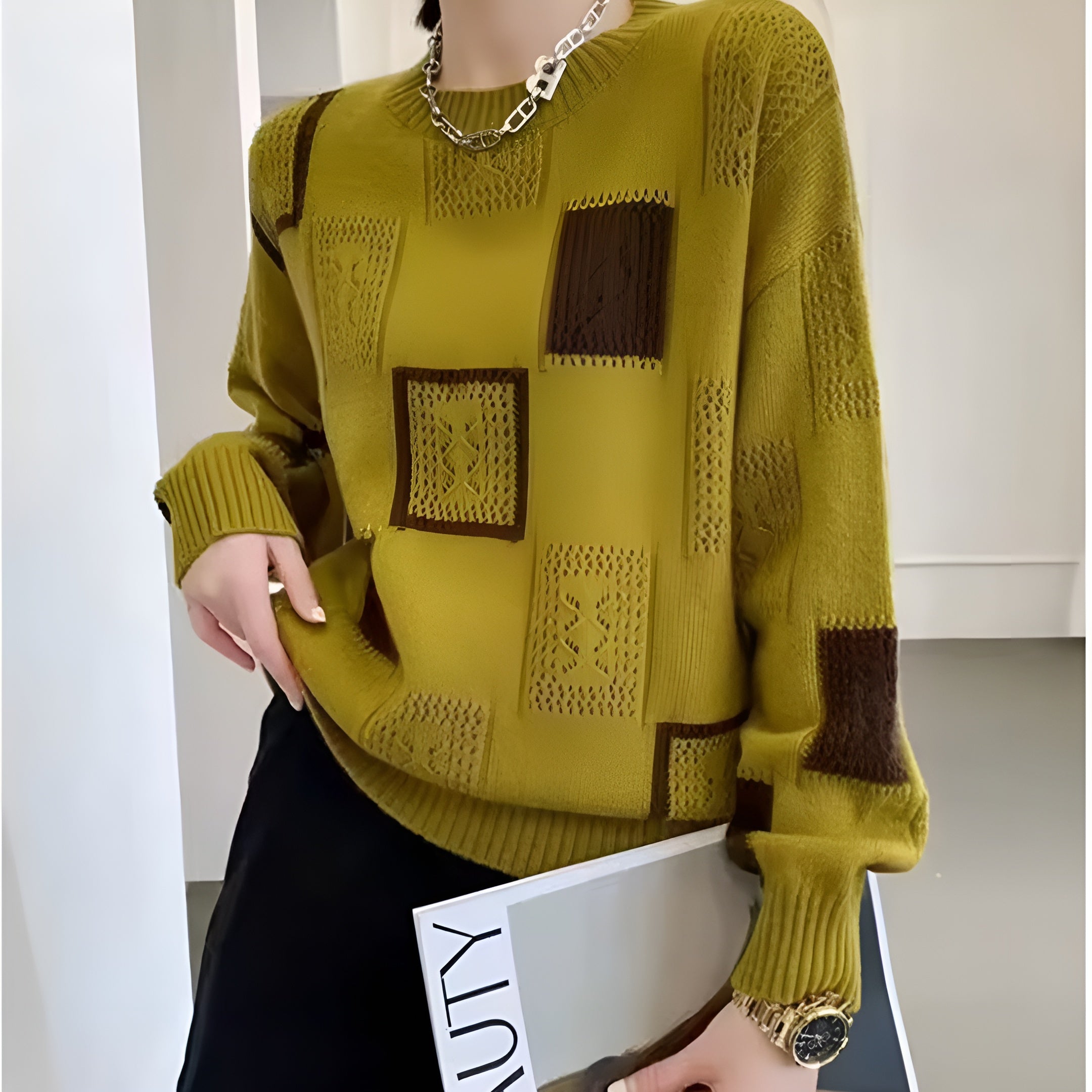 Alida – Pulover tricotat