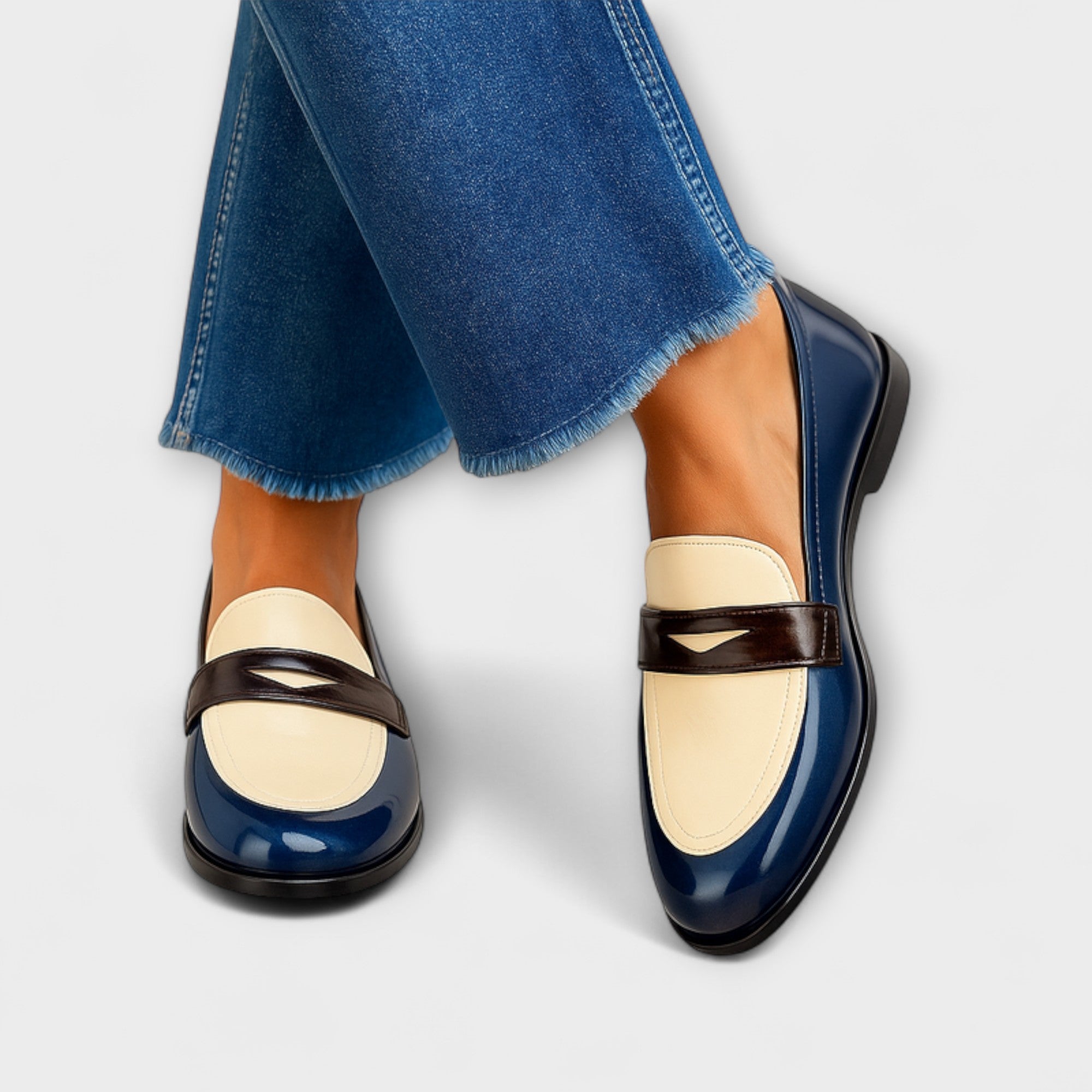 Claudia - Mocasini Bicolori