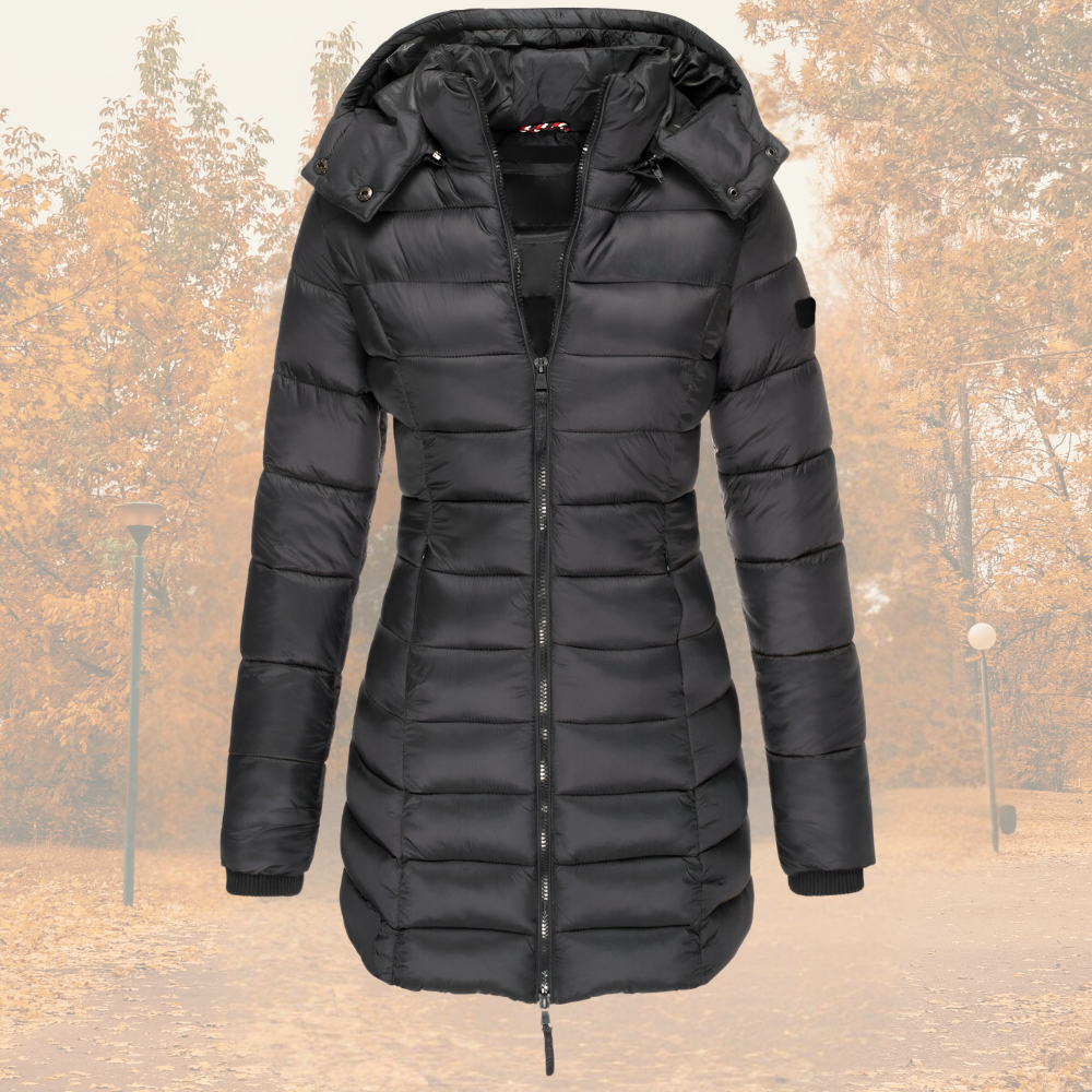 IRMINA | JACKET ELEGANTĂ CU GLUGĂ