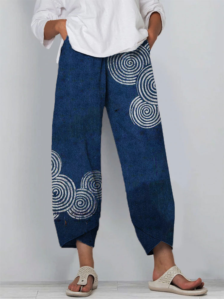 Mara | Pantaloni Relaxați cu Imprimare
